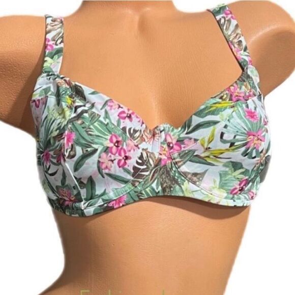 Victorias Secret Swim Essential Wicked Push up without padding Bikini top Palms - Picture 6 of 7